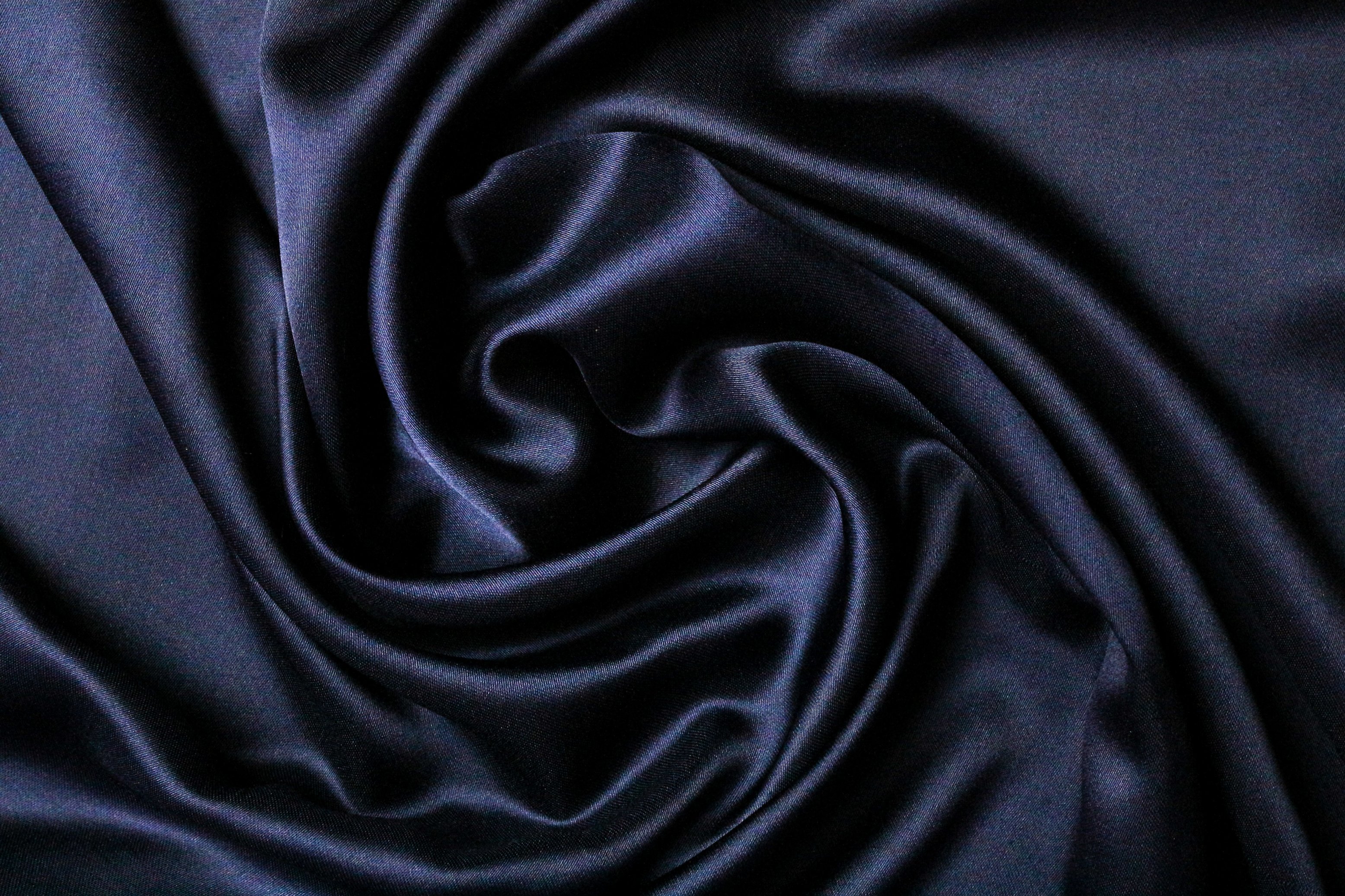 A Black Satin Fabric